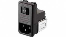 FN389B622, Power Inlet with Filter 6 A 250 VAC, Schaffner