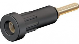 23.1012-21, Press-in Socket 2mm Black 10A 60V Gold-Plated, Staubli (former Multi-Contact )