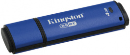 DTVP30AV/8GB, USB Stick DataTraveler Vault Privacy 3.0 Antivirus 8 GB metallic-blue, Kingston