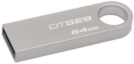 DTSE9H/64GB, USB Stick DataTraveler SE9 64 GB aluminium, Kingston