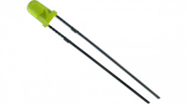 RND 135-00022, LED 3 mm round Yellow, RND Components