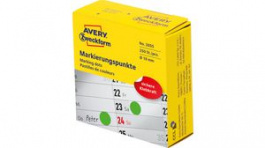 3855, Dot Stickers 19 mm Green, Zweckform