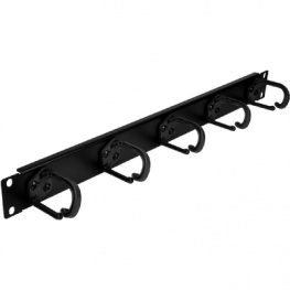 SY507-S, 19" cable manager 1 HE 5 front eyelets, Maxxtro