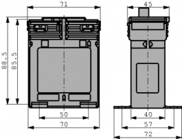 WSK40, 20/5A, Current converter 20/5A, Gossen Metrawatt