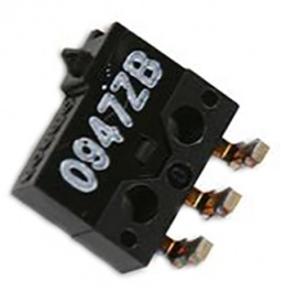 D2MQ-1-TR, Micro switch 0.5 A Plunger Snap-action switch right angled 1 change-over (CO), Omron