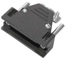 ED-D15TF-K, D-Sub plastic hood 15P, Encitech Connectors
