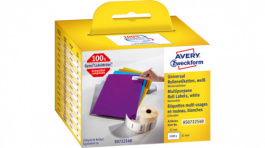 AS0722540, Multipurpose Roll Labels, 1 roll/1.000 labels, 32 x 57 mm, White, Zweckform