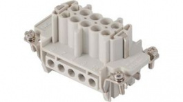 93601-0231, S-E Insert 10 Poles Socket, Screw Terminal, Molex