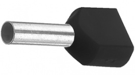 H6.0/23 ZH SW - 9037320000 [100 шт], Twin Entry Ferrule Black 6 mm2/12 mm, Weidmuller