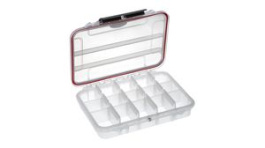 RND 600-00286, Watertight Case with Adjustable Compartments, 230x175x53mm, Polypropylene (PP), Transparent, RND Lab