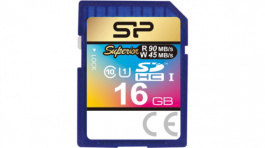 SP016GBSDHCU1V10, SD card superior UHS-1 16 GB, Silicon Power