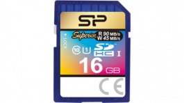 SP016GBSDHCU1V10, SD card superior UHS-1 16 GB, Silicon Power