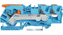 2106-5304, Feedthru Terminal, Cage Clamp, 3 Poles, 0.5 ... 10mm\x1a, Wago