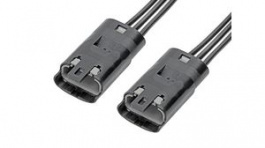 215312-1043, Cable Assembly, Mizu-P25 Plug - Mizu-P25 Plug, 4 Circuits, 600mm, Molex