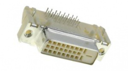 74320-4000, Female DVI-D Connector, 24 Poles, THT, Molex