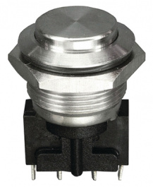 MP0031/2, Переключатель: антивандальный; Положения: 2; SPST-NO + SPST-NC, Bulgin