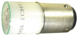 166K 13 2420 EG, LED Indicator Lamp BA15d 24 VAC/VDC, Taunuslicht