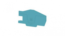 2668820000, End Plate, Blue, 75.5 x 46mm, Weidmuller