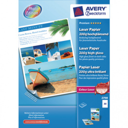 2798Z, Premium Colour Laser Paper, 100 sheets, A4, 200 g/m2, Zweckform