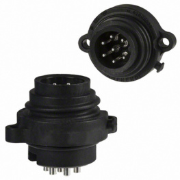 C016 30C006 100 12, Appliance plug C16-1 eco/mate Poles=7 Male, Amphenol