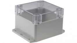 RND 455-00268, Plastic enclosure 120 x 120 x 90 mm light grey PC IP 65, RND Components