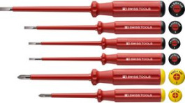 PB 5542, Classic VDE Screwdriver Set Phillips/Slotted 6pcs., PB Swiss Tools