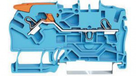 2102-1204, Feedthru Terminal, Cage Clamp, 2 Poles, 0.25 ... 4mm\x1a, Wago