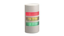 WEP-302FB-RYG, Stacking Beacon, Wall Mount, Red/Orange/Green, WEP, 24VAC/DC, Grey, PATLITE