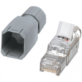 1656725, Вилка; RJ45; PIN: 8; Кат: 5; позолота; Конф: 8p8c; 26AWG?23AWG; IDC, Phoenix Contact