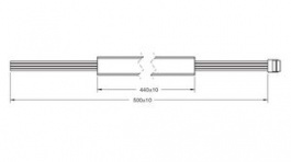 2JCIE-HARNESS-02, Cable Harness for Sensor Evaluation Board 500mm, Omron