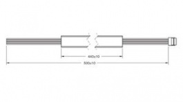 2JCIE-HARNESS-02, Cable Harness for Sensor Evaluation Board 500mm, Omron