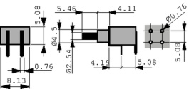 6B52-H9AE, Subminiature Pushbutton Switch, Eledis