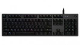 920-009434, Gaming Keyboard GX Brown, GL Tactile, G512, PT Portuguese, QWERTY, USB, Cable, Logitech