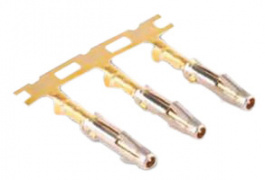 SS12A1T, Контакт; Размер:2,5мм; "мама"; 14AWG; RT360; луженые; обжим; лента, Amphenol