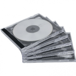 98307, CD sleeves, double 5pieces,black, Fellowes