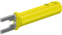 23.0480-24, Cable Lug Adapter _4mm Yellow 20A 1kV Nickel-Plated, Staubli (former Multi-Contact )