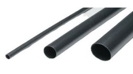 RND 465-01224, Heat-Shrink Tubing Polyolefin, 22 ... 75mm, Black, 1.2m, RND Components