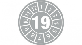 DATE LBLS 19 DIA15MM B-500, Date Inspection Label DATE LBLS 19 DIA15MM B-500, Brady