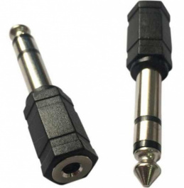 RND 205-00591, Stereo Audio Adapter, 6.3/3.5 mm, RND Connect