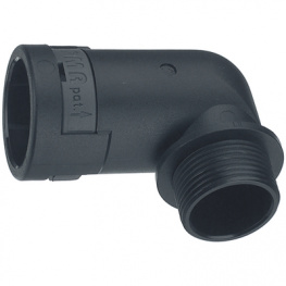 BVWV-M329GT, Conduit fittingNW29 M32 x 1.5 black 90deg, PMA AG (Cable protection)