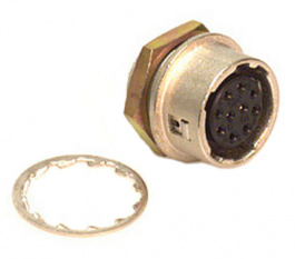 HR10A-10R-10S(71), Device bushing 10-pin Poles 10 2 A, Hirose
