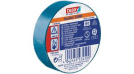 53988-00030-00, Soft PVC Insulation Tape Blue 15mm x 10m, Tesa