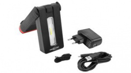 1600-0128, WL200R Rechargeable Work Light, LED, 220lm, 3.2W, IP54, Ansmann