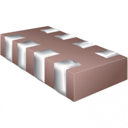 CA064C221J5GACTU, 4 Capacitor array SMD 0612 220 pF 50 VDC, Kemet