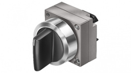 3SB3501-2KA71, Переключатель: поворотный; 2; 22мм; бесцветный; IP65; -25?70°C, Siemens
