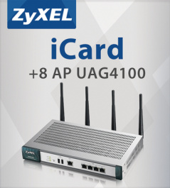 LIC-EAP-ZZ0001F, iCard license for 8 access points to UAG4100, ZYXEL