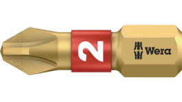 05056402001, Насадка; Phillips; PH2; Длина: 25мм; Монтаж: 1/4" (D6,3мм), Wera Tools