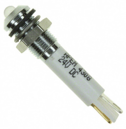 Q6P1CXXW24E, LED Indicator white 24 VDC, APEM