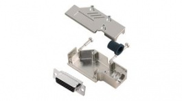 DCMR15-ULP-HDS26-K, DA-26 Socket HD D-Sub Connector Kit, Zinc Backshell, Encitech Connectors