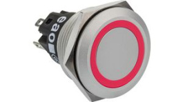 82-6551.1113, Illuminated Pushbutton Red 22.3mm 12V 3 A 1 Change-Over (CO), EAO